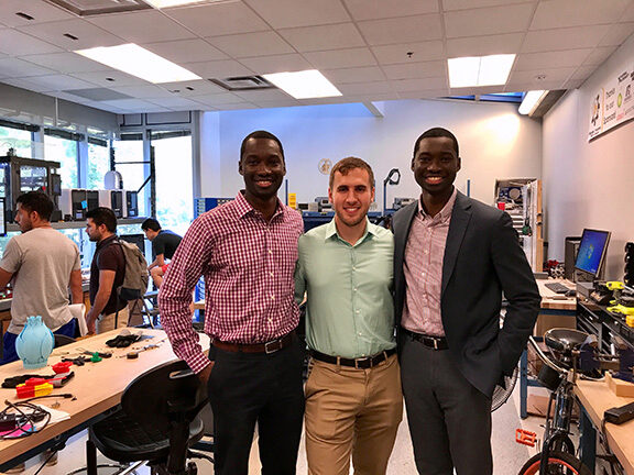 Inventaprint Team - Georgia Tech Tour (L-R Richard Mokuolu_Chris Maltzan_Roland Mokuolu)